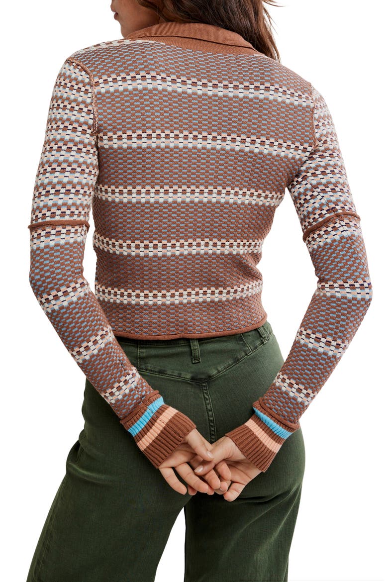 We The Free Level Up Sweater, Alternate, color, BROWN COMBO