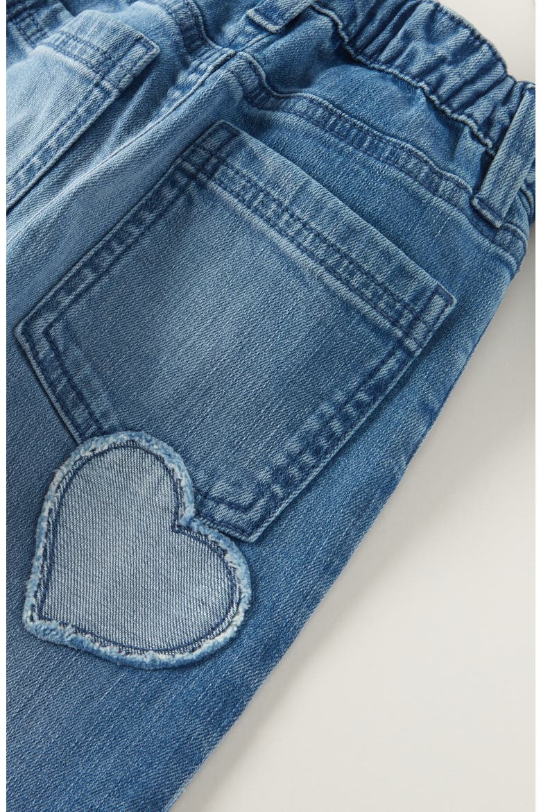 Kids' Wide Leg Jeans, Alternate, color, SUN FADED WASH HEARTS