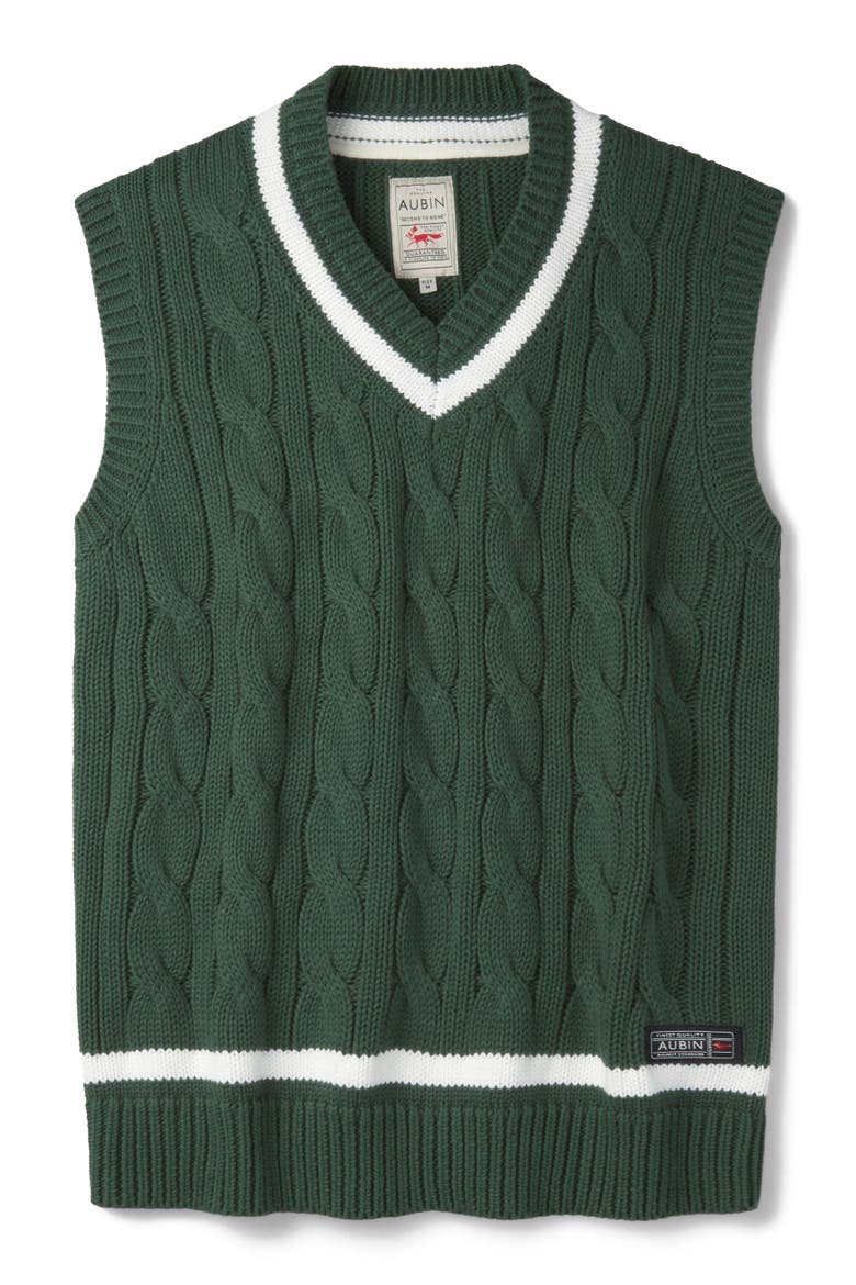 Everby V-Neck Cricket Slipover Vest, Alternate, color, Green