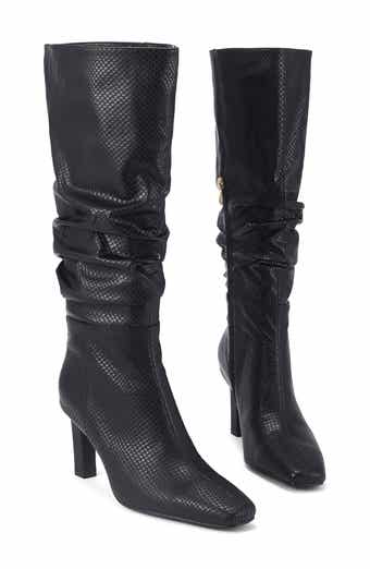 Fallon Faux Leather Knee High Boot