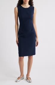 KOBI HALPERIN Meridian Twill Sheath Dress