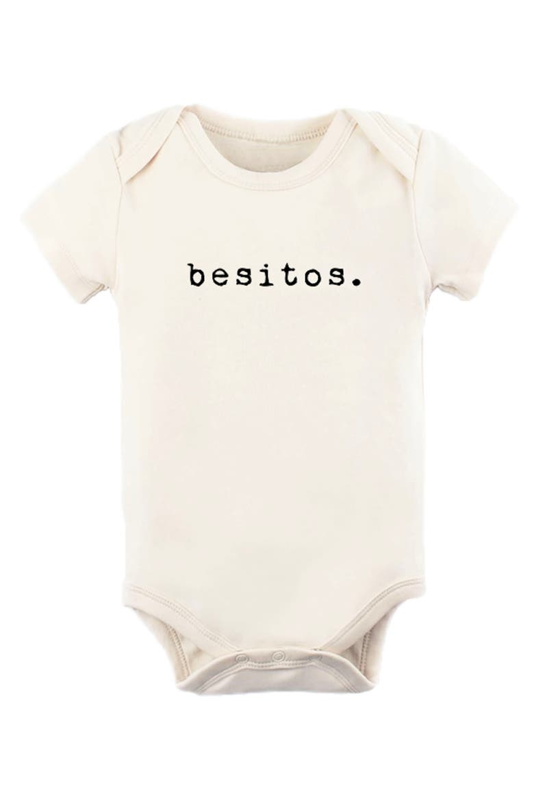 Besitos Organic Cotton Bodysuit, Main, color, NATURAL