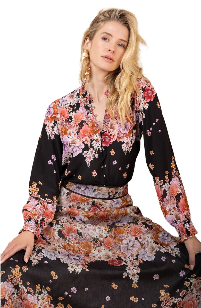 Hale Bob Marlowe Silk Top, Alternate, color, 