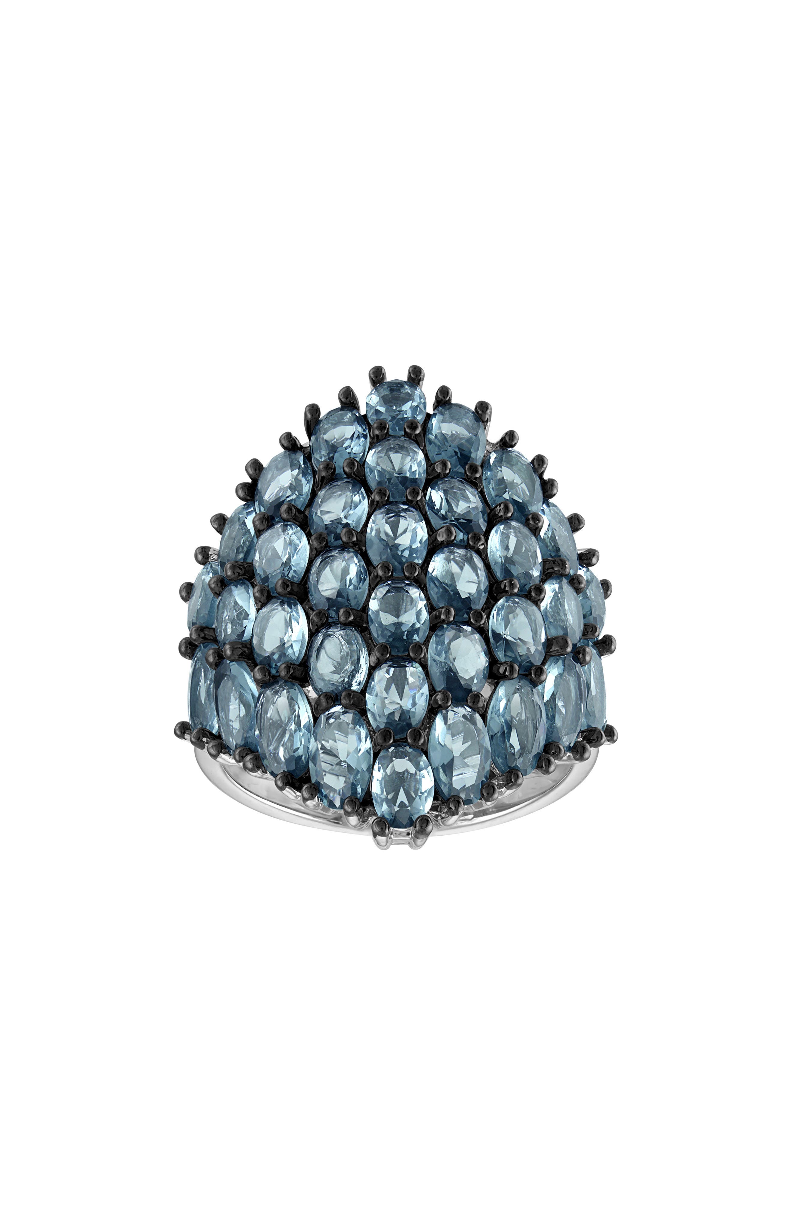 FZN Blue Stone Cocktail Ring