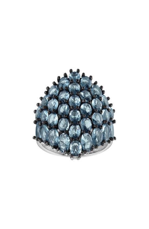 Blue Stone Cocktail Ring