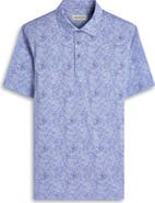 Bugatchi Victor OoohCotton® Leaf Print Polo