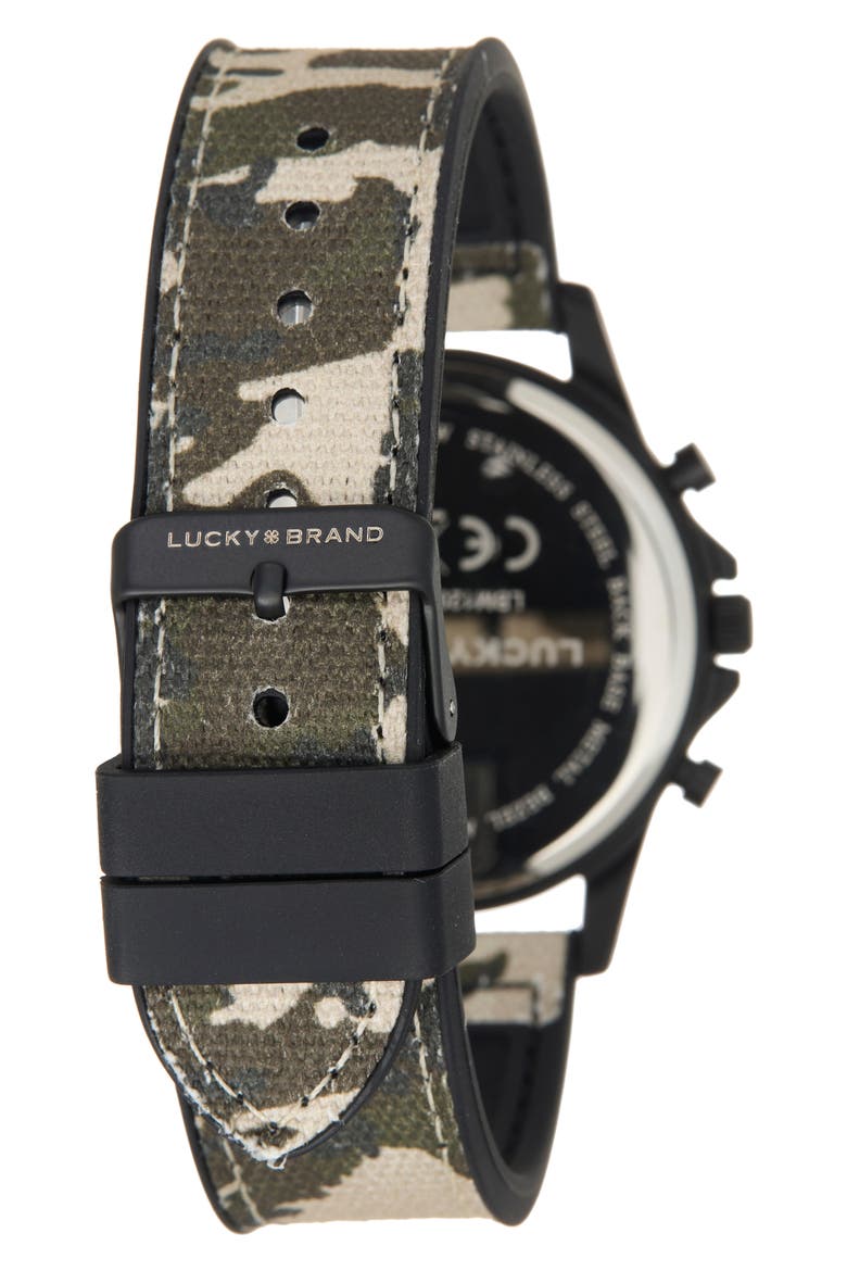 Camo Strap Chronograph Watch, 43mm, Main, color, LIGHT CAMO