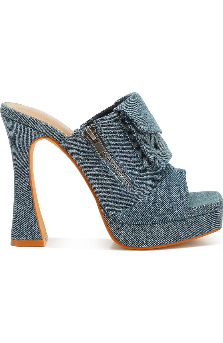 LONDON RAG Celidih Denim Slide Sandal, Alternate, color, Denim