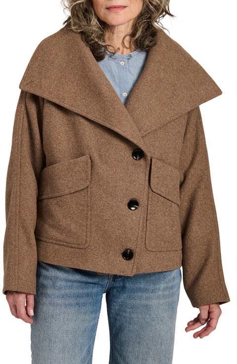 Funnel Neck Coat