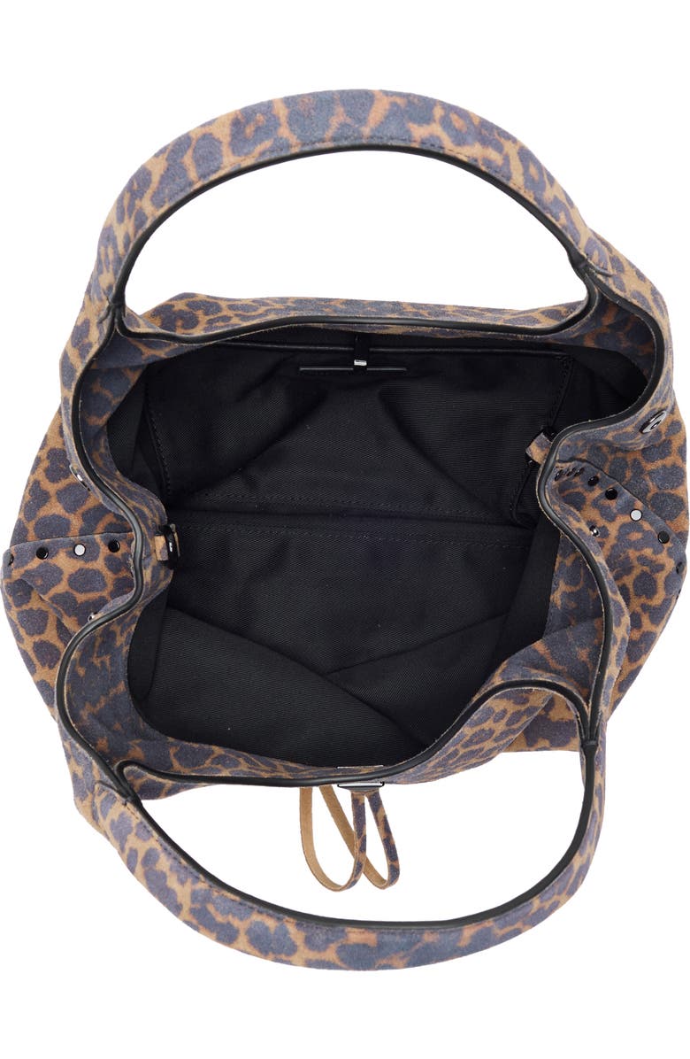 Rebecca Minkoff Darren Leather Carrysome Bag, Alternate, color, Leopard