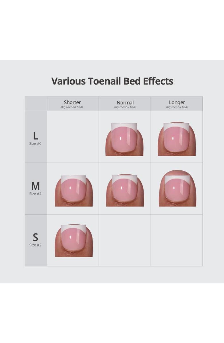 Btartboxnails Soft Gel Toe Nail Tips XCOATTIPS<sup>®</sup> Toe Nail, Alternate, color, Sharp Square