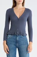 PAIGE Royce Cotton & Silk Blend Rib Cardigan