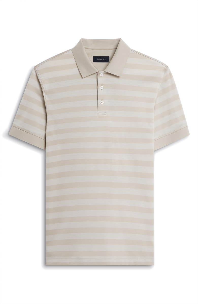 Bugatchi Stripe Mercerized Cotton Polo, Alternate, color, 