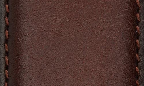 Nordstrom Tarek Leather Belt In Brown Sepia