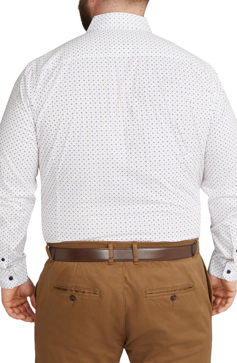 Johnny Bigg Hudson Neat Stretch Cotton Button-Down Shirt, Alternate, color, 