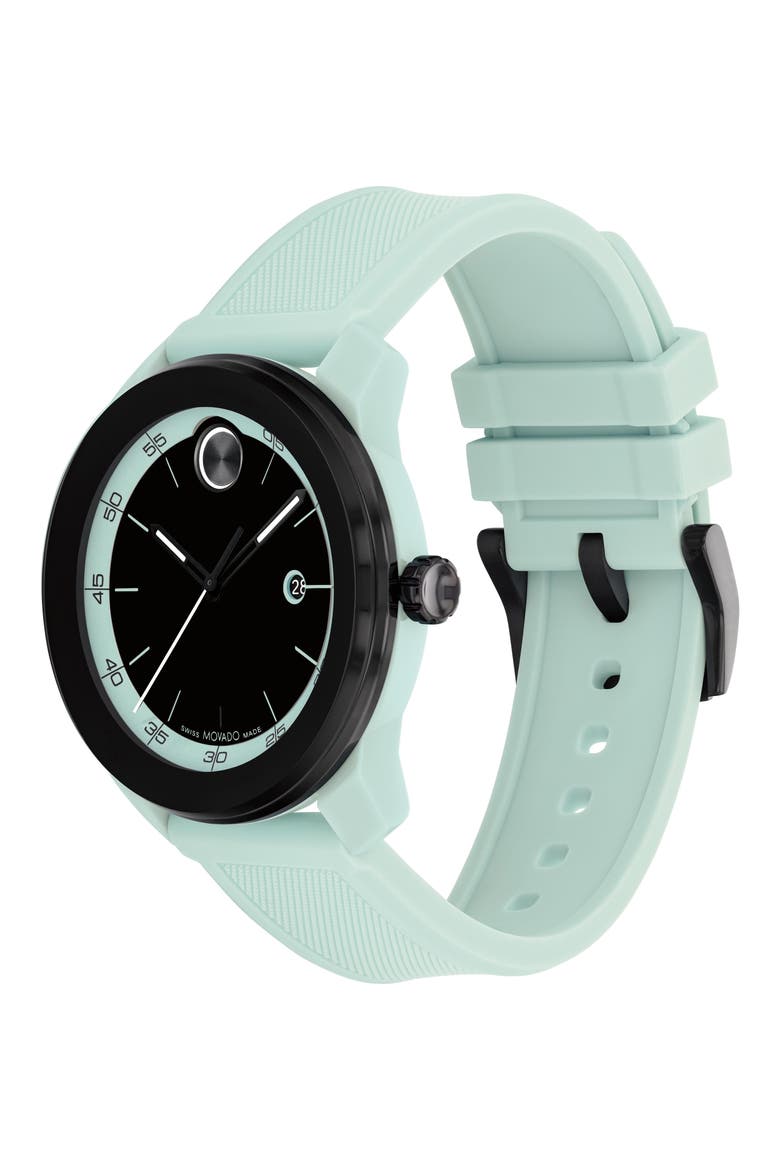 Bold TR90 Silicone Strap Watch, 42mm, Alternate, color, MINT