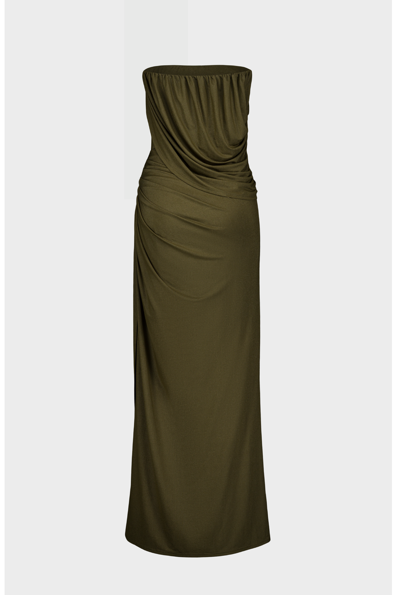 Selvi Dress, Alternate, color, Olive Green