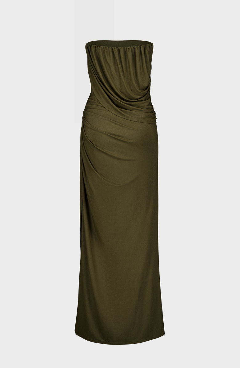 SAEMDI Selvi Dress, Alternate, color, Olive Green