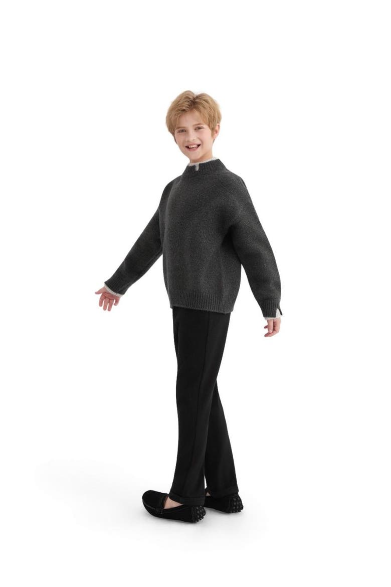 Classic Knit Sweater, Alternate, color, Grey
