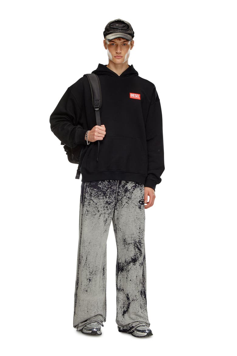 S-Boxt Oversize Hoodie, Alternate, color, BLACK