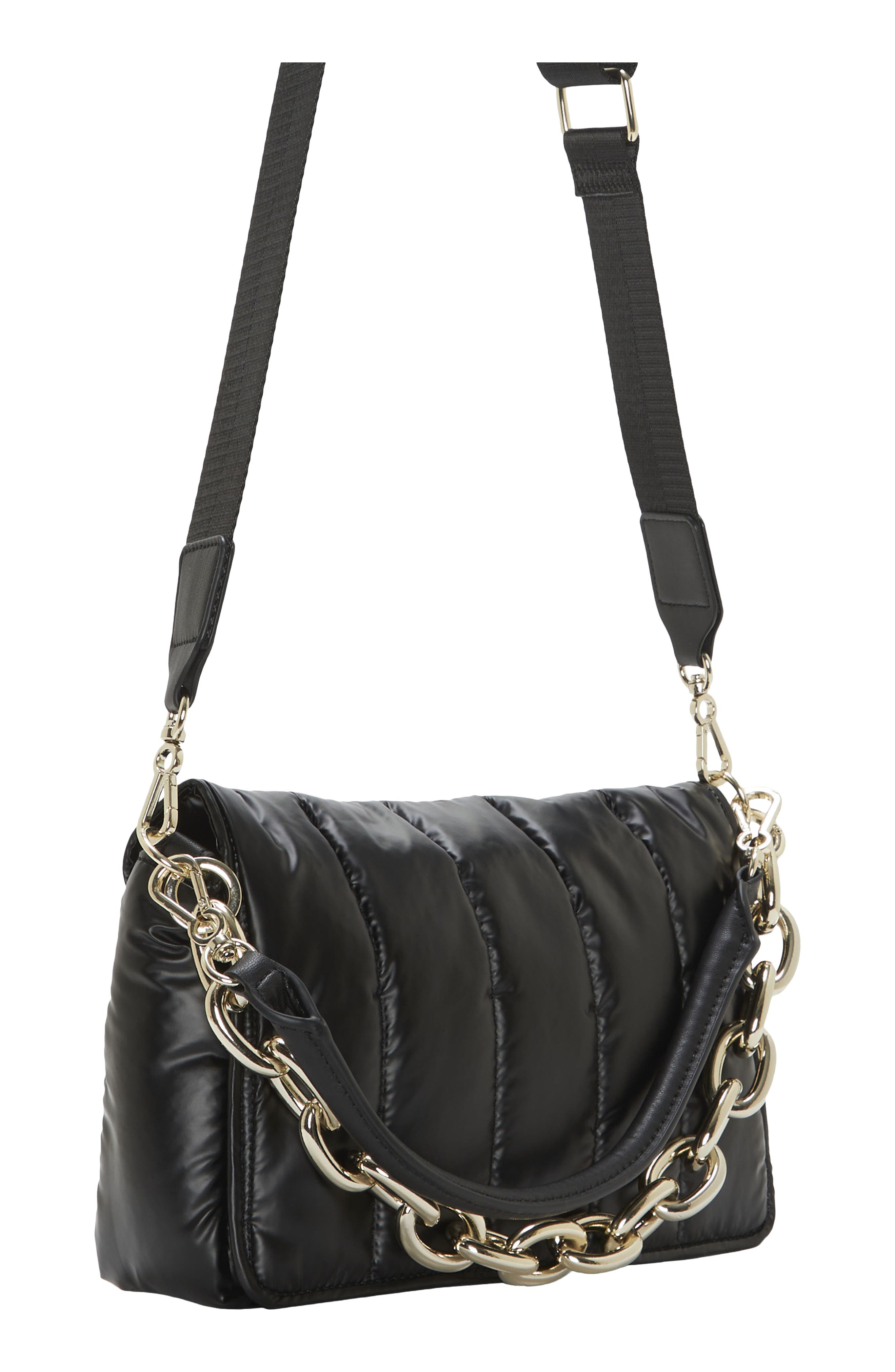 Vince Camuto Lonhi Quilted Nylon Crossbody Bag, Alternate, color, 