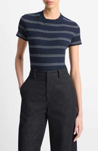 Vince Stripe Rib Sweater