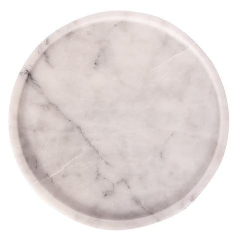 Artifacts Trading Company Decorative Round Marble Tray
