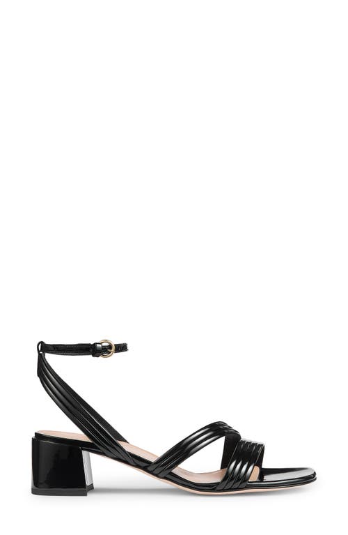 Lk Bennett Etta Ankle Strap Sandal In Black