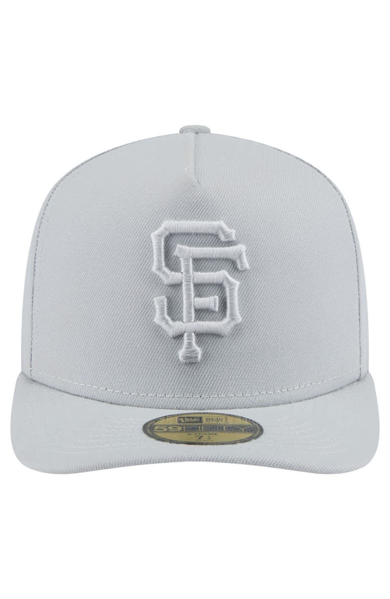New Era Men's New Era  Gray San Francisco Giants Colorpack 59FIFTY Fitted Hat, Alternate, color, 