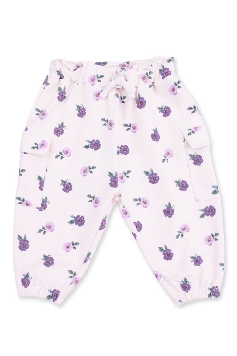 Kids' Violetta Floral Cargo Pants, Main, color, PURPLE