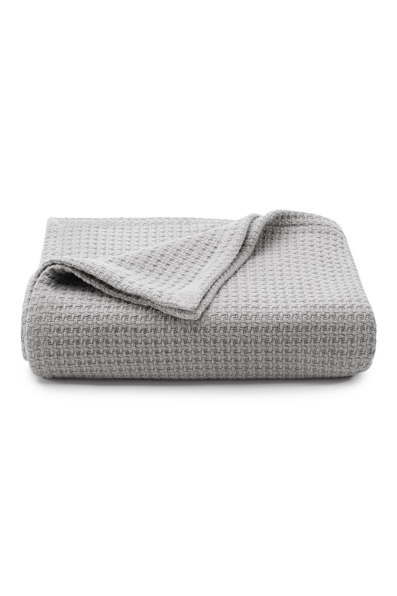 Bahama Coast Cotton Blanket, Main, color, PELICAN GREY