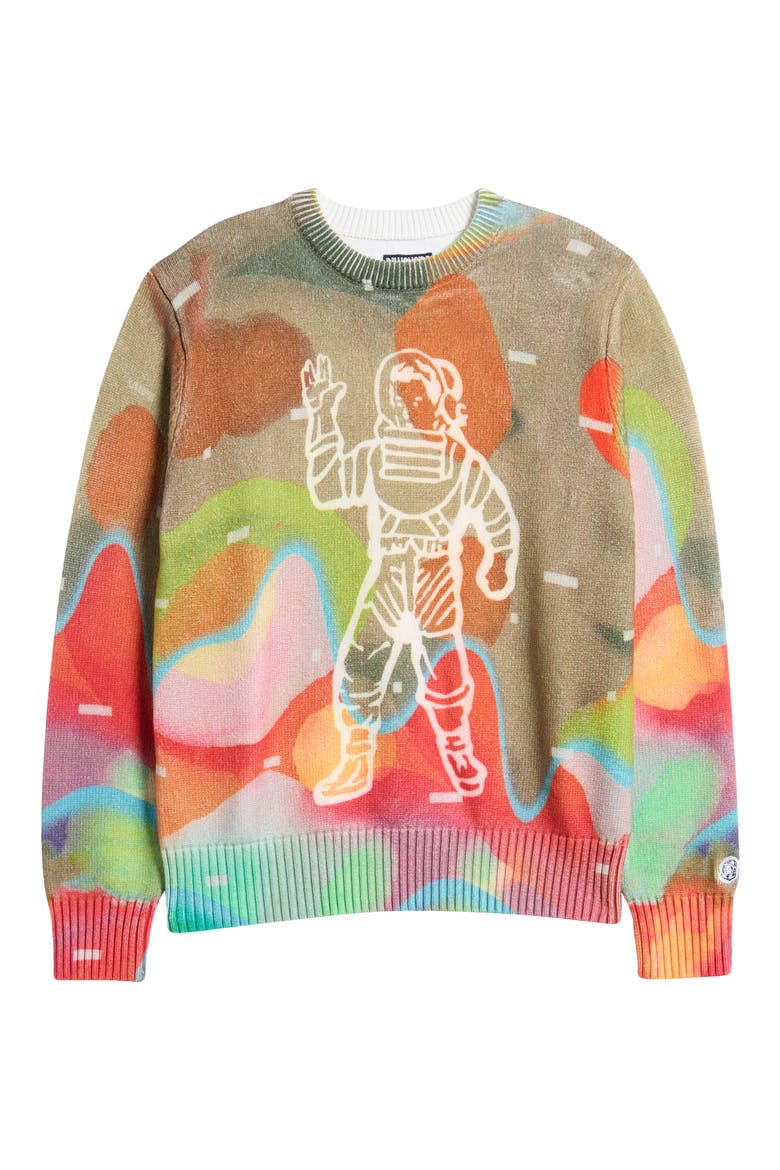 Thermal Astro Print Sweater, Alternate, color, NOMAD