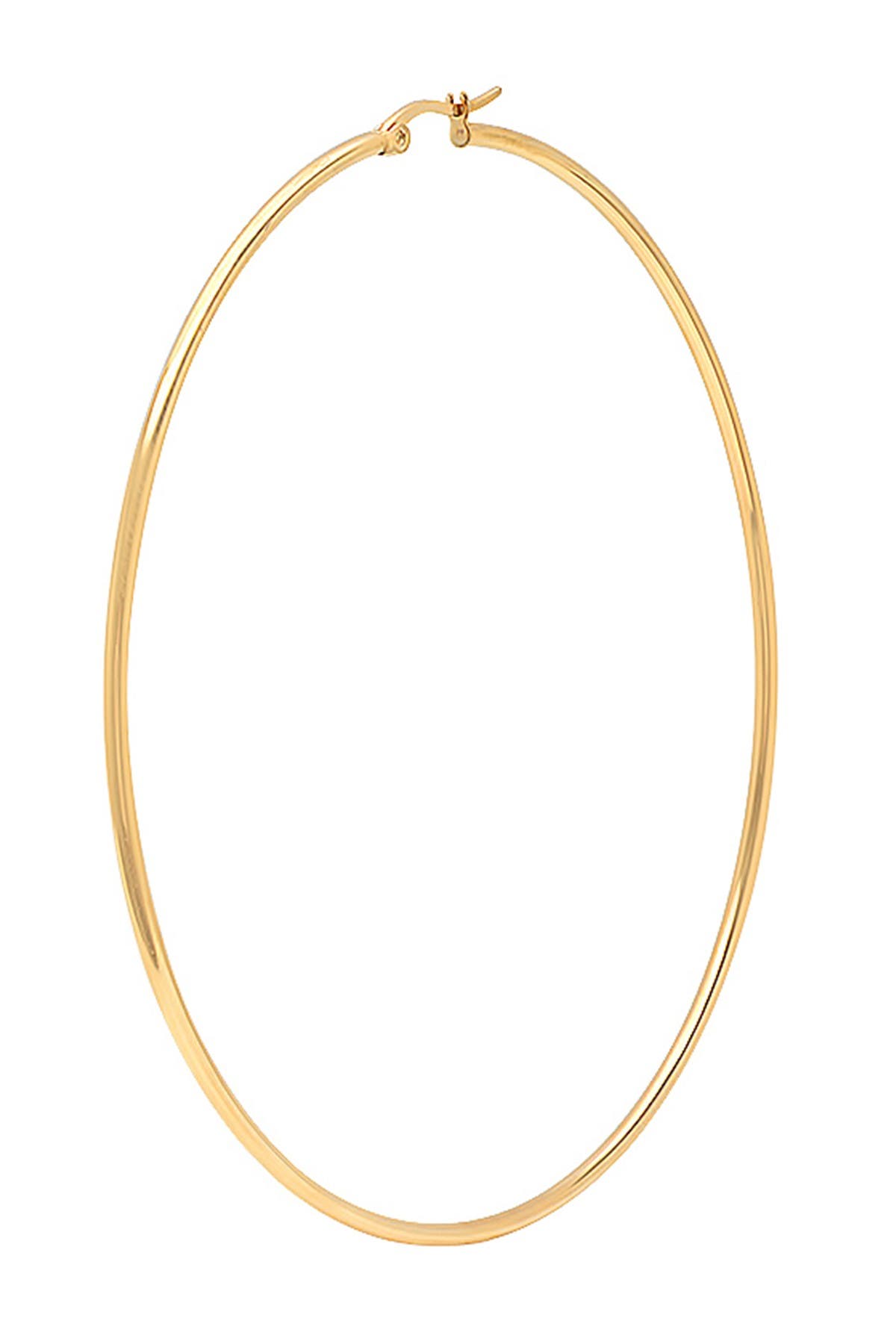 HMY JEWELRY Polished Hoop Earrings