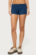EDIKTED Palo Foldover Shorts