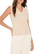 NIC+ZOE Cozy Nep Metallic Sweater Tank