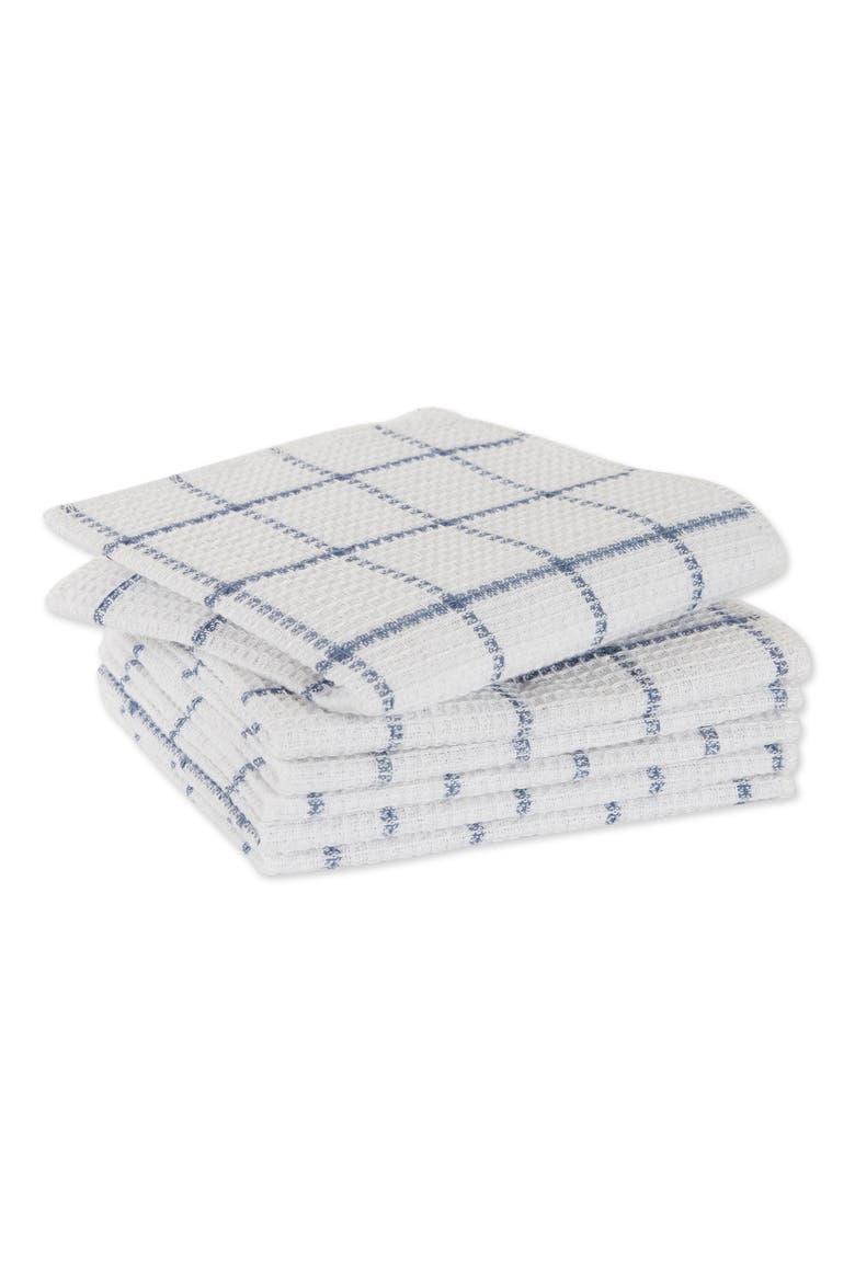 Stonewash Blue Scrubber Dishcloth Set/6, Alternate, color, Stonewash Blue