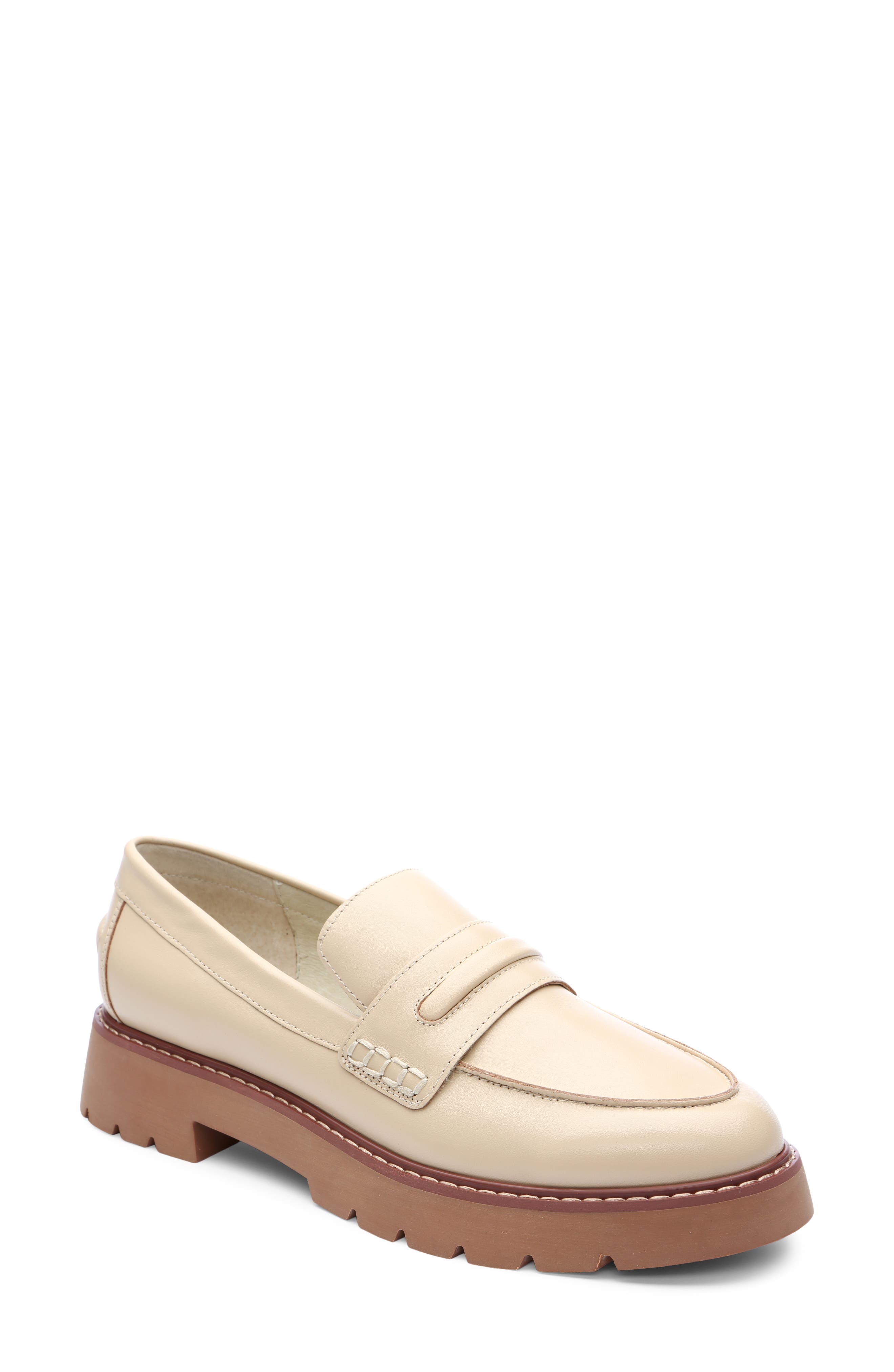 Sanctuary Westside Loafer, Main, color, Oat Milk