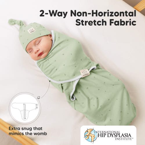 KEABABIES KEABABIES 3-PACK SOOTHE SWADDLE WRAPS WITH KNOT HATS