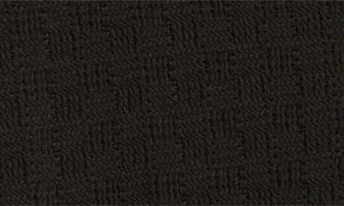 Rizort Gregory Basket Weave Knit Camp Shirt In Black