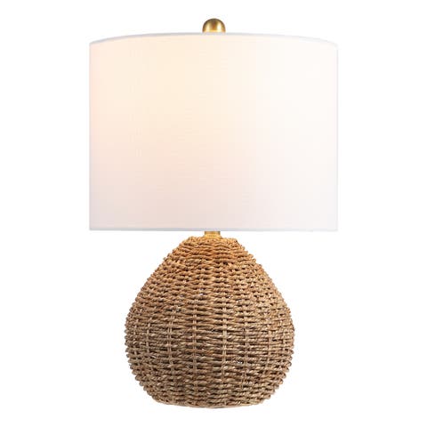 Kona Classic Rattan/Iron LED Table Lamp