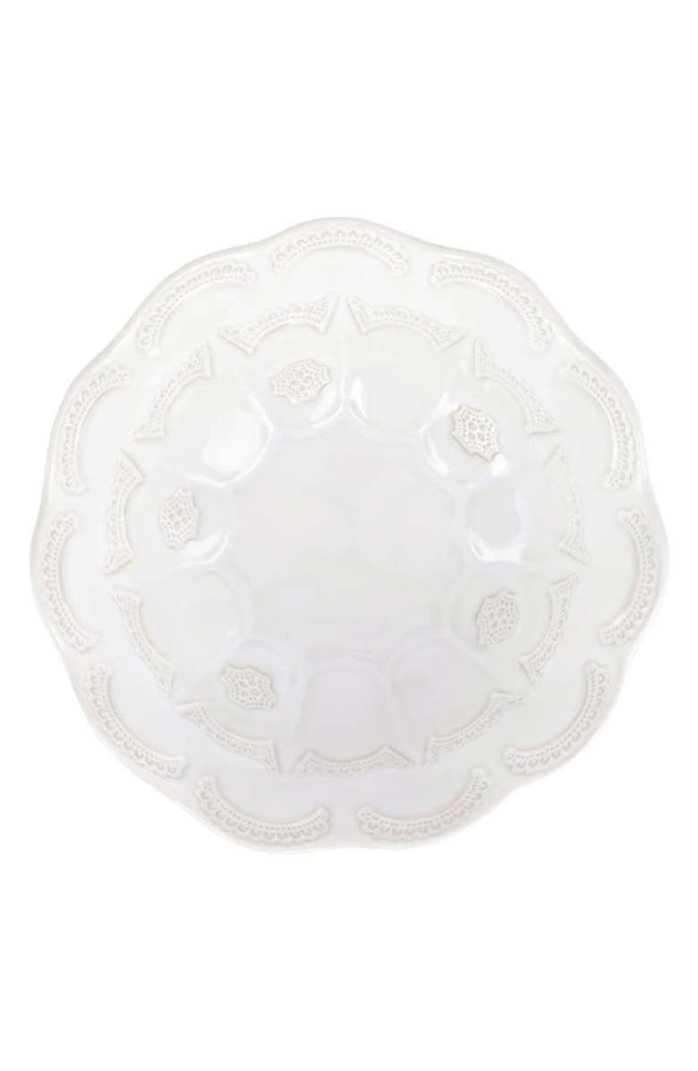 VIETRI Incanto Lace Medium Round Bowl, Main, color, White