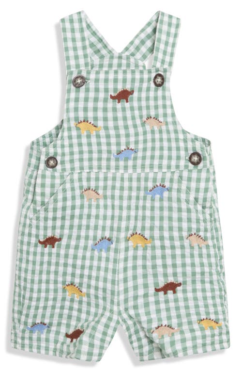 Jojo Maman Bébé Jojo Maman Bebe Dino Embroidered Cotton Overalls