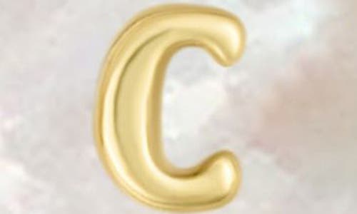 Adornia Mother-of-pearl Clover Initial Pendant Necklace In White-c