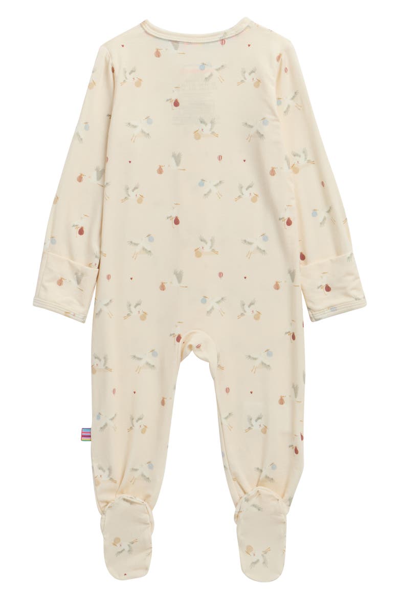 Special Delivery Magnetic Footie, Alternate, color, BEIGE