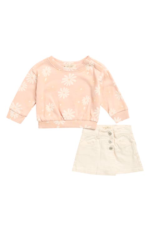 Terry Sweater & Skort Set (Baby)