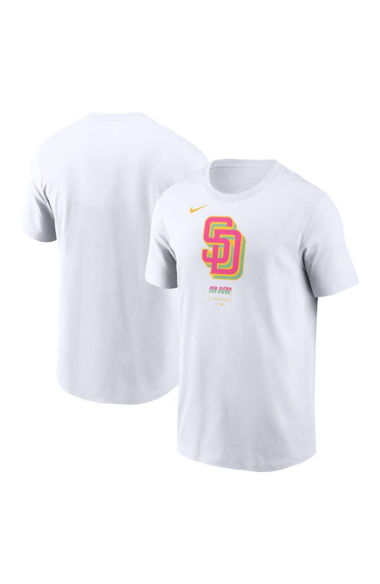Nike Men's Nike White San Diego Padres City Connect Large Logo T-Shirt, Alternate, color, White