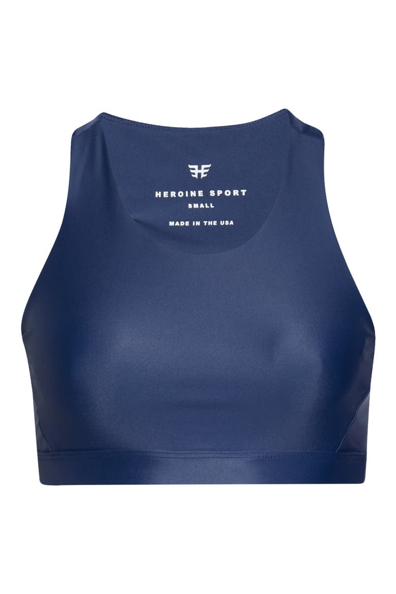 Body Racerback Sports Bra, Alternate, color, NAVY