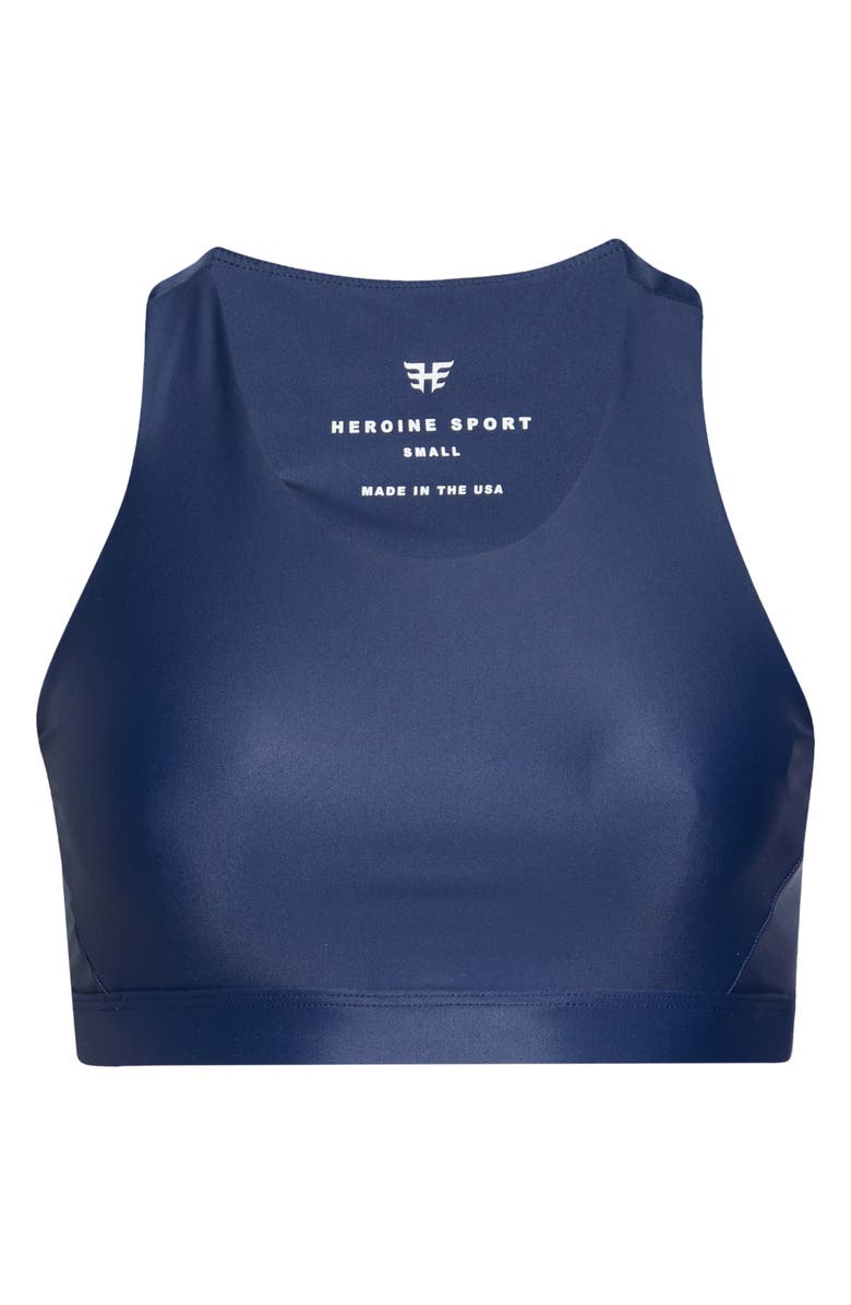 Heroine Sport Body Racerback Sports Bra, Alternate, color, Navy
