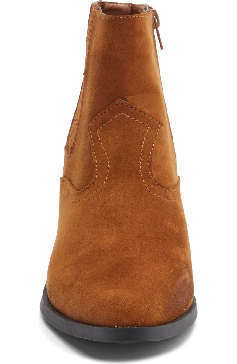 Reaction Kenneth Cole Elenor Block Heel Bootie, Alternate, color, Cognac