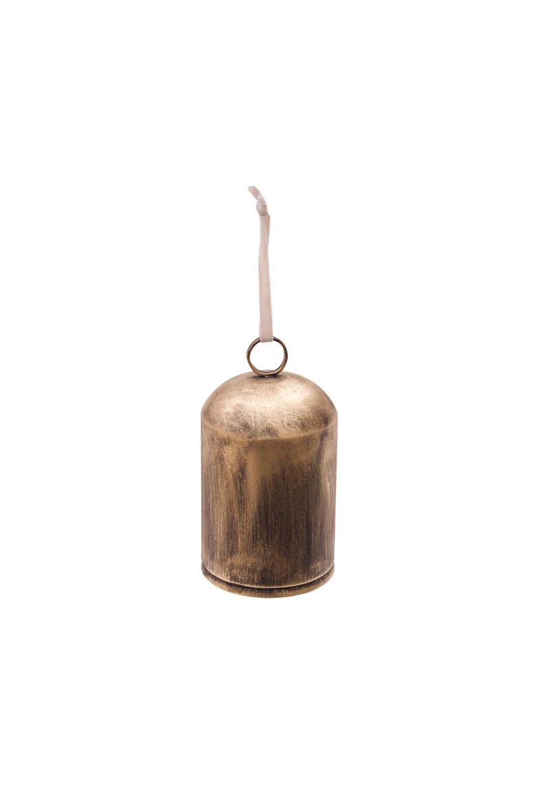 Bell Oversized Brass Christmas Tree Ornament, Alternate, color, Gold